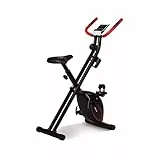 Ultrasport, F-Bike Disegno Ultrasport, Basics Cyclette, Fitness Bike Lcd Formazione Computer, Peso Ottimo 110 Kg, Misurazione Battuto Cardiaco, 8 Livelli Resistenza Rotella Regolazione, Nero