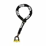 Abus 58241 Catena con Lucchetto, Giallo/Nero