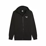 PUMA Better Essentials Felpa con Cappuccio Integrale FL, Sudore Uomo, Black, M