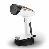Rowenta Dr3030 Access Steam Pocket Stiratore Verticale, Pronto in 15 Sec, Compatto e Leggero, Uccide Batteri, Rimuove Gli Allergeni, 1300 W, 1 L, Acciaio Inossidabile, Nero