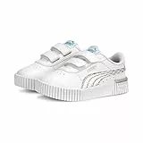 PUMA Carina 2.0 Mermaid V Inf, Scarpe da ginnastica Bimba 0-24, Multicolore (Multicolore Puma White Hero Blue Puma Silver), 27 EU