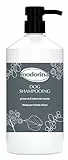 Inodorina, Dog Shampooing, Shampoo per Manti Bianchi, Azione Sbiancante, Lenitiva ed Emolliente, Idrata e Protegge la Cute, con Estratti di UVA Ursina e Tiglio, con Filtro UV, Senza Parabeni, 1 litro