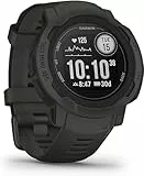 Garmin Instinct 2, Smartwatch, 45mm, Rugged design, Autonomia 28 giorni, +30 app multisport, GPS, Cardio, SpO2, Activity Tracker 24/7, Connect IQ (Graphite)