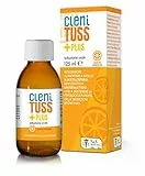 CleniTUSS +PLUS soluzione orale 125ml .Sciroppo per tosse grassa e tosse secca .Per Bambini +3 anni e Adulti,Aroma Arancia