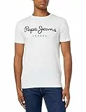 Pepe Jeans Original Stretch N, T-Shirt Uomo, Bianco (White),XL