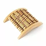 Tuuli Accessories Rullo Massaggiatore Piedi Legno Attrezzi di Riflessologia Massaggio per il Dolore del Piede 29x24,5 cm