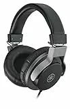 Yamaha HPH-MT7 Cuffie da Studio Over Ear - Cuffie Monitor Professionali, Pieghevoli, con Cavo da 3 m e Jack Adattatore Stereo Standard da 6,3 mm - Nero