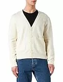 Urban Classics Grosso Maglione Cardigan, Bianchi e, XXX-Large Uomo