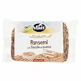 Matt Pansemì Fette di Pane Vegan con Semi 100% Vegetale, Ricco di Fibre e senza Lievito, 300g