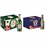 Beck's Unfiltered, Birra Bottiglia Pacco da 24x33cl & Tennent's Super, Birra Bottiglia Pacco da 24x35,5cl