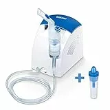 Beurer Ih 26 Aerosol Con Doccia Nasale E Accessori Completi Inclusi, Bianco/Blu, ‎16.6 x 14.8 x 14.1 cm