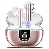 Ulfsaar Cuffie Bluetooth, 2023 Auricolari Bluetooth 5.3 Con 2 Mic Riduzione del Rumore, Cuffie Wireless In Ear con Display LED, Stereo HiFi, Cuffiette Senza Fili con IP7 Impermeabili per iOS Android