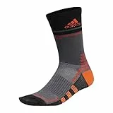 adidas IC1284 CRW CTY ESC 1P Calzini grey five/solar red/solar red L