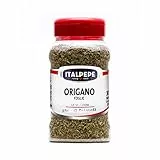Italpepe, Foglie di Origano, Ideale da Utilizzare per Dare a Sughi, Insalate e Farciture di Carni, per Aromatizzare Pizza, Frittate e Focacce, Confezione 85 gr