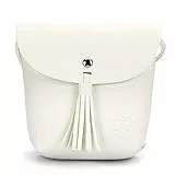 TOM TAILOR Denim Ida, Borsa a Tracolla Donna, Bianco (Weiß), 17x16x4.5 Centimeters (W x H x L)