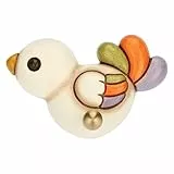 THUN, Portastrofinacci per Cucina a Forma di Campanella in Ceramica Decorata a Mano, Linea Country, 8x3.1x5.4 cm h