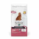 Schesir, Cibo Secco per Cani Adulti di Media Taglia al Gusto Prosciutto, Linea Mantenimento in Crocchette - Formato Sacco da 12Kg