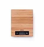 Excelsa Eco Living Bilancia Elettronica, bambù, Marrone