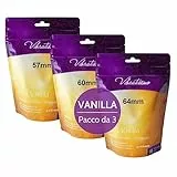 VIBRATISSIMO Preservativi XXL My Size 3 x 18 pz (Vanilla) I Contraccezione Uomo I Preservativi alla vaniglia a spessore sottile I Preservativi sensazione naturale ultra sottili I 57, 60 & 64mm