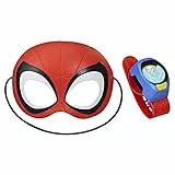 Hasbro Marvel Spidey e i Suoi Fantastici Amici, Set con Orologio Comm-Link e Maschera di Spidey, Giocattolo per Il Roleplay per età prescolare, dai 3 Anni in su