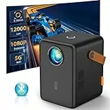 【Focus Elettrico】 Mini Proiettore Portatile Bluetooth WiFi 1080P Full HD, Videoproiettore Zoom FunFlix G1 9500 lumen 300 'Proiettore Home a Grande Schermo,Bastone TV/iOS/Android/HDMI/USB/PS5