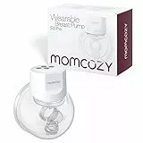 Momcozy Tiralatte Indossabile S12 Pro, a Mani Libere con Comoda Flangia a Doppia Tenuta, 3 Modalità e 9 Livelli, Elettrico Portatile per un Facile Pompaggio, Display Smart, 24 mm
