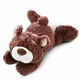 NICI Orsetto di peluche sdraiato 30cm – Animali di pezza ecosostenibili per bambine, bambini, bebè – Soffice pupazzo imbottito da collezione per gioco e coccole – Morbido orso giocattolo marrone cacao