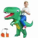 AOOWU Costume Gonfiabile, Costumi Gonfiabili Bambino Travestimento Gonfiabile, Dinosauri Gonfiabili Costumi Divertenti per Insegnanti Scuola Festa di Halloween, Carnevale