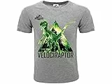 Jurassic World T-Shirt Velociraptor Originale Maglia Film Prodotto Ufficiale (7-8 Anni)