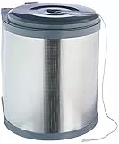 Elletipi PPI606/1ALL Pattumiera Automatica da Anta per Base, 10L, Grigio, 27 x 27 x 32 cm