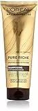 L'Oréal Paris Pure Riche Shampoo senza solfato all'olio di camelina, nutrizione e riparazione, capelli disegnati, 250 ml
