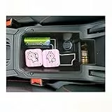 BIXUAN Vano Portaoggetti compatibile con Seat Leon MK4 KL1/KL8 Cupra Formentor 2020-2022+ Bracciolo Secondario,Scatola Organizer da Braccioli Tappetino Antiscivolo,Immagazzinaggio Console Centrale