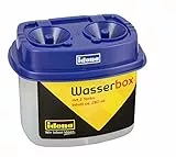 Idena 60049 - Cassetta dell'acqua con 2 serbatoi, trasparente/blu, 1 pz.