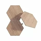 Nanoleaf Elements Expansion Pack, 3 Esagoni LED Aggiuntivi Effetto Legno - Applique da Parete Interno Modulari, Luci Led Dimmerabile WiFi, Funziona con Alexa, Sincronia Musicale, Decorazioni Casa