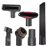 MengQiLe 6 Pezzi Accessori Aspirapolvere Universale, Beccuccio Aspirapolvere Accessori Spazzole, Spazzola Aspirapolvere Universale Compatibile con Aspirapolvere Diametro 32mm e 35mm