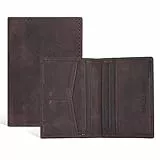 Eono Essentials piccoli portafogli in pelle con portafogli ultra sottile RFID-2 note per uomo e donna