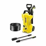 Idropulitrice Kärcher K 2 Power Control da 110 Bar, 2 Lance: 1 Ugello MangiaSporco + 1 Vario Power, Erogazione detergente dalla lancia, Tubo alta pressione 5m, 360 l/h e Resa 20 m²/h
