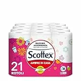 Scottex Amore di Casa Carta da Cucina, 21 Rotoli da 68 Strappi (7 Confezioni da 3 Rotoli)