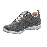 Skechers Flex Appeal 3.0 insiders, Scarpe da Ginnastica Donna, Grey Light Pink Gylp, 41 EU