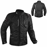 A-Pro Enduro Giacca Moto Turismo Touring Cordura Impermeabile 4 stagioni Nero XL