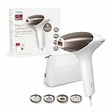 Philips Lumea IPL serie 8000 - Dispositivo di Epilazione a Luce Pulsata con Tecnologia SenseIQ, 4 Accessori per Viso, Corpo, Zona Bikini e Ascelle, Utilizzo con Filo (Modello BRI948/00)