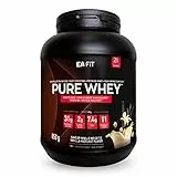 Pure Whey EAFIT | Proteine del Siero di Latte in Polvere | Vaniglia Nocciola | Proteine WP tri-fonte | Aminoacidi ed Enzimi Digestivi | Sviluppo Muscolare | Assimilazione Rapida | Whey Protein | 850g