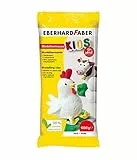 Eberhard Faber 570102 - EFAPlast Kids argilla da modellare bianca, contenuto 1 kg, indurente all'aria, simile all'argilla, divertimento creativo per grandi e piccini.