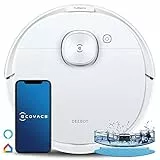 ECOVACS Robot aspirapolvere DEEBOT N8, 2-in-1 Aspira e Lava,modalità Max+,2300 Pa, Pulizia Personalizzata,Mappatura multilivello, Barriere virtuali, Controllo App & Alexa