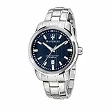 Maserati Orologio da uomo, Collezione Successo, con movimento al quarzo e funzione solo tempo con data, in acciaio - R8853121004