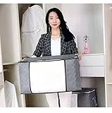 NOBRAND Borsa da collezione in tessuto non tessuto borsa da collezione per vestiti trapuntata borsa in movimento borsa oversize abbigliamento stoccaggio a prova di umidità