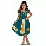 Disney Costume Merida Classico Bambina, Vestito Ufficiale Ribelle Disney Bambine Taglia M