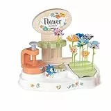 Smoby - Flower Market, Il Laboratorio dei Fiori, 7600350407, 3 Anni, Crea i Tuoi Fiori, 104 Accessori, Made in France