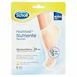 Scholl Pedimask Maschera Piedi Nutriente con Olio di Macadamia, 1 Paio di Calzini Idratanti