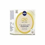 NIVEA Q10 Plus Anti-Age 3in1 Skin Care Cushion 15 ml, Crema colorata Viso Idratante e Anti-età, Crema Viso Antirughe e BB Cream FP15, Fondotinta Cushion Arricchito con Coenzima Q10, 01 Light-Medium